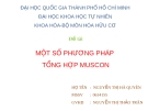 Báo cáo: Một số phương pháp tổng hợp muscon