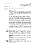 Báo cáo y học: "Elevated plasma homocysteine is positively associated with age independent of C677T mutation of the methylenetetrahydrofolate reductase gene in selected Egyptian subjects"