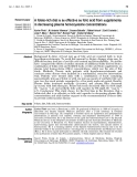 Báo cáo y học: "A folate-rich diet is as effective as folic acid from supplements in decreasing plasma homocysteine concentrations"