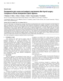Báo cáo y học: "Postoperative pain scores and analgesic requirements after thyroid surgery: Comparison of three intraoperative opioid regimens"