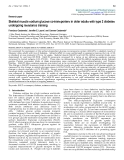 Báo cáo y học: "Skeletal muscle sodium glucose co-transporters in older adults with type 2 diabetes undergoing resistance training"