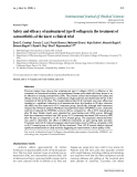 Báo cáo y học: " Safety and efficacy of undenatured type II collagen in the treatment of osteoarthritis of the knee: a clinical trial"