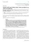 Báo cáo y học: "Intrathecal siRNA against Toll-like receptor 4 reduces nociception in a rat model of neuropathic pain"