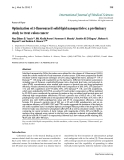 Báo cáo y học: "Optimization of 5-fluorouracil solid-lipid nanoparticles: a preliminary study to treat colon cancer"