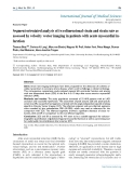 Báo cáo y học: "Segment-orientated analysis of two-dimensional strain and strain rate as assessed by velocity vector imaging in patients with acute myocardial infarction"