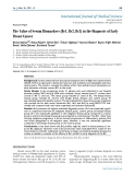 Báo cáo y học: " the Value of Serum Biomarkers (Bc1, Bc2, Bc3) in the Diagnosis of Early Breast Cancer"