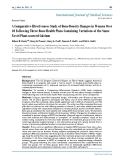 Báo cáo y học: "A Comparative Effectiveness Study of Bone Density Changes in Women Over 40 Following Three Bone Health Plans Containing Variations of the Same Novel Plant-sourced Calcium"