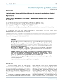 Báo cáo y học: "Antimicrobial Susceptibilities of Brucella Isolates from Various Clinical Speciemens"