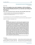 Báo cáo y học: "Effects of p-Synephrine alone and in Combination with Selected Bioflavonoids on Resting Metabolism, Blood Pressure, Heart Rate and Self-Reported Mood Changes"