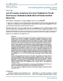 Báo cáo y học: "Lack of Preemptive Analgesia by Intravenous Flurbiprofen in Thyroid Gland Surgery: A Randomized, Double-blind and Placebo-controlled Clinical Trial"