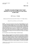 Báo cáo lâm nghiệp: "The effect of excess nitrogen and of insect defoliation on the frost hardiness of bark tissue of adult oaks"