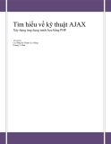 Tìm hiểu về kỹ thuật AJAX