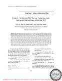 Báo cáo: "Kinh tế - Xã hội tỉnh Phú Thọ sau 3 năm thực hiện Nghị quyết Đại hội Đảng bộ lần thứ XVI"