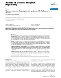 Báo cáo y học: "Current pharmacologic options for patients with Alzheimer's disease"