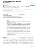 Báo cáo y học: "Risk and resiliency factors in posttraumatic stress disorder"