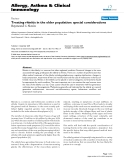 Báo cáo y học: "Treating rhinitis in the older population: special considerations"