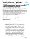 Báo cáo y học: "QT interval prolongation related to psychoactive drug treatment: a comparison of monotherapy versus polytherapy"