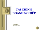 TÀI CHÍNH DOANH NGHI ỆP