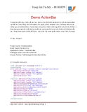 Lập trình Android: Demo ActionBar