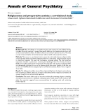 Báo cáo khoa học: "Religiousness and preoperative anxiety: a correlational study"