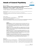 Báo cáo khoa học: "Season of birth, clinical manifestations and Dexamethasone Suppression Test in unipolar major depression"