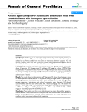 Báo cáo y học: "Alcohol significantly lowers the seizure threshold in mice when co-administered with bupropion hydrochloride"