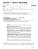 Báo cáo y học: "Effect of increasing intraperitoneal infusion rates on bupropion hydrochloride-induced seizures in mice"