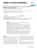 Báo cáo y học: "Efficacy and safety of aripiprazole in the treatment of bipolar disorder: a systematic review"