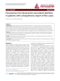 Báo cáo y học: "Fluvoxamine for blonanserin-associated akathisia in patients with schizophrenia: report of five cases."