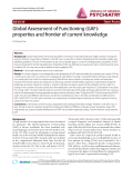 Báo cáo y học: "Global Assessment of Functioning (GAF): properties and frontier of current knowledge"