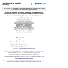 báo cáo khoa học: "Is there any advantage to combined trastuzumab and chemotherapy in perioperative setting Her 2neu positive localized Gastric Adenocarcinoma?"