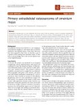 báo cáo khoa học: "Primary extraskeletal osteosarcoma of omentum majus"