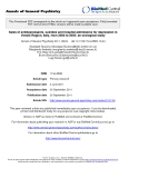 Báo cáo y học: "Sales of antidepressants, suicides and hospital admissions for depression in Veneto Region, Italy, from 2000 to 2005: an ecological study"