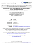 Báo cáo y học: "Fluvoxamine may prevent onset of psychosis: a case report of a patient at ultra-high risk of psychotic disorde"