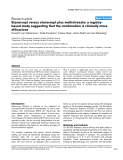 Báo cáo y học: "Etanercept versus etanercept plus methotrexate: a registrybased study suggesting that the combination is clinically more efficacious"