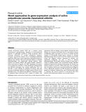 Báo cáo y học: "Novel approaches to gene expression analysis of active polyarticular juvenile rheumatoid arthritis."
