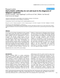 Báo cáo y học: "α Anti-α-fodrin antibodies do not add much to the diagnosis of Sjögren’s syndrome"