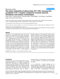 Báo cáo y học: "The active metabolite of leflunomide, A77 1726, increases the production of IL-1 receptor antagonist in human synovial fibroblasts and articular chondrocytes"