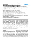 Báo cáo y học: "CD14 mediates the innate immune responses to arthritopathogenic peptidoglycan–polysaccharide complexes of Gram-positive bacterial cell walls"