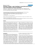 Báo cáo y học: "Estrogen receptor-α gene haplotype is associated with primary knee osteoarthritis in Korean population"