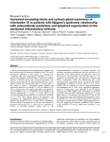 Báo cáo y học: "Increased circulating levels and salivary gland expression of interleukin-18 in patients with Sjögren's syndrome: relationship with autoantibody production and lymphoid organization of the periductal inflammatory infiltrate"