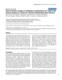 Báo cáo y học: "Direct Toll-like receptor 2 mediated co-stimulation of T cells in the mouse system as a basis for chronic inflammatory joint disease"