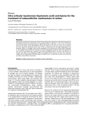 Báo cáo y học: "Intra-articular hyaluronan (hyaluronic acid) and hylans for the treatment of osteoarthritis: mechanisms of action"