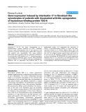 Báo cáo y học: "Gene expression induced by interleukin-17 in fibroblast-like synoviocytes of patients with rheumatoid arthritis: upregulation of hyaluronan-binding protein TSG-6"