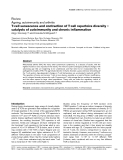 Báo cáo y học: "T-cell senescence and contraction of T-cell repertoire diversity – catalysts of autoimmunity and chronic inflammation"