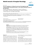 Báo cáo khoa học: "A rare coexistence of adrenal cavernous hemangioma with extramedullar hemopoietic tissue: a case report and brief review of the literature"