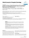 Báo cáo khoa học: "Isolated recurrence of distal adenocarcinoma of the extrahepatic bile duct on a draining sinus scar after curative resection: Case Report and review of the literature"