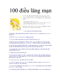 100 điều lãng mạn 