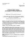 Báo cáo khoa học: "Predicted global warming and Douglas-fir chilling  requirements"