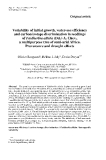 Báo cáo lâm nghiệp: "Variability of initial growth, water-use efficiency and carbon isotope discrimination in seedlings of Faidherbia albida (Del.) A. Chev., a multipurpose tree of semi-arid Africa. Provenance and drought effect"